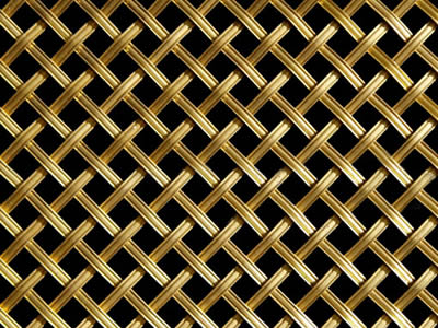 Brass woven wire fabric - BROCKLEBANK 5/2 - Sunon International