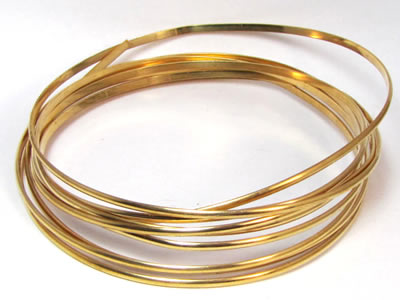 Brass Wire in Coil and Spool for Jewelry Component