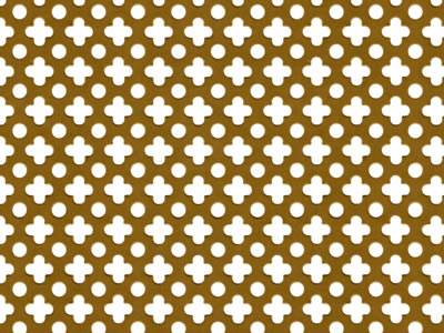 The picture shows a piece of small club and circle brass perforated mesh.